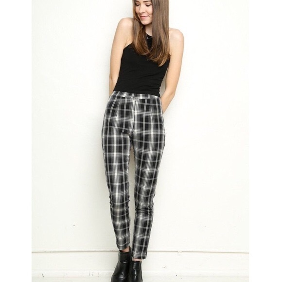 Brandy Melville Pants - Brandy Melville Plaid Pants